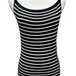 Max Mara Womens Size M Made In Italy Black & White Striped Tank Designer Photo 0