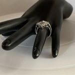 SOLID WHITE GOLD GENUINE DIAMOND .67 CTW INVISIBLE SET PRINCESS CUT RING (7) Photo 10