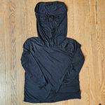 Zella 🔥2/$20🔥 Charcoal Hooded Activewear Top Size XXL Photo 4