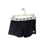 Adidas  Black Pull on Fold Over Shorts Size Small Outdoors Comfy Running Workout Photo 1