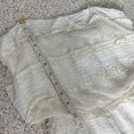 Miguelina Tiered Maxi Column Dress Crochet & Lace White Ivory Sample XS/S Photo 13