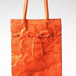 Silk shoulder bag Orange Photo 0