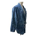 Deyas vintage Denim jacket with brocade work all over Y2K Blue Size L Photo 1