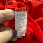 SoulCycle  Star Logo‎ Cropped Red Hoodie Sweatshirt Size US Medium Photo 12