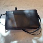 Coach 4957 Black Leather & Suede Crossbody Wallet on a Chain Bag Photo 5