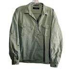 Scotch & Soda  Military Army Green Never Look Back Popover Top Photo 0