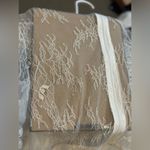 A.Peach White Lace Blouse with Crochet Detailing Photo 7