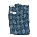 PacSun Eco Diamond Print High Waisted Straight Leg Jeans Photo 5