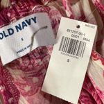 Old Navy Small Top Floral Adjustable Halter Neck Keyhole V-Neck Sleeveless Multi Photo 8