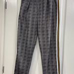 Indigo Rein Plaid Pants with Striped Detail Photo 1