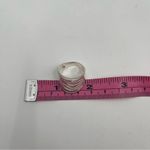 Handmade  RING Sterling Silver 925 Wavy Cutout Unknown Size Jewelry Boho Casual Photo 8