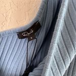 Rails  One Shoulder Ribbed Midi Dress Blue Asymmetrical Size L NWT Photo 6