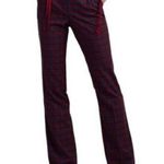 Trina Turk The Willis Flare Pants Multicolor Houndstooth Print Size 0 EXCELLENT! Photo 6