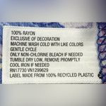 Knox Rose Blue Floral Kimono With Tassels size XS/S Photo 13