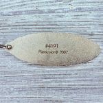 Ford Motor Co Key Fob Ring Blue Oval Heavy Silver Tone Car Auto Keychain 2007 Photo 3