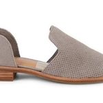 Dolce Vita D’Orsay Flats Kanon Perforated Suede Grey Shoes Size 10 New with Box Photo 2