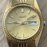 Seiko  Vintage Ladies Watch Gold-Tone Dial, Case, Bracelet, Hands, Markers Photo 0