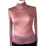 Free People NEW X Intimately FP On Air Turtleneck Top Mauve Pink Photo 4