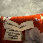 American Eagle Outfitters Rust Colored Floral Blouse Photo 2