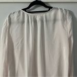 Velvet Tees Velvet Heart White High/Low Top. Subtle light pink. Photo 7