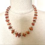 Carnelian and quartz necklace Photo 2