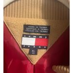 Tommy Hilfiger Vintage Y2K Deadstock NWT Bomber Jacket Fleece Tan Women's sz. XL Photo 4