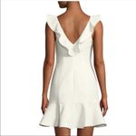 Likely  Harlow Sleeveless White Ruffle Flounce Mini Dress 4 Photo 3