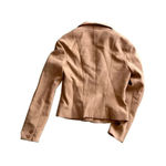 L.A.M.B. Women's Beige Polyester Long Sleeve Two Button Style Blazer Jacket Size 2 Photo 3