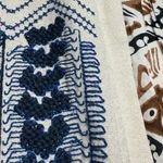 Soft Surroundings NWT S Embroidered Linen Minali Jacket Cardigan Boho Lagenlook Photo 3