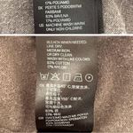 H&M Women's long Ruched Sleeve Cardigan size S Taupe Photo 5