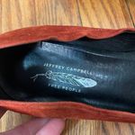Free People Free People Jeffrey Campbell Burnt Orange Suede Cyndi Block Heel Women’s Size 8 Photo 6