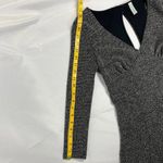 Free People  Heartstopper Dress Gray XS Long Sleeve Tweed Mini Fit & Flare Skater Photo 13