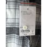 Sonoma Sleepwear Sleepshirt Size S Black White Plaid Womens Flannel Button Up Photo 5