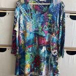 Atelier 5 art to wear 3/4 sleeve Blue Size L Photo 0