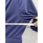 CHAPS Women's Dress Solid Navy Blue Short Sleeve Size Petite XL V Neck Sheath Photo 8