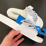 Adidas NWT Jeremy Scott Monogram Adilette Wings Slides Photo 2