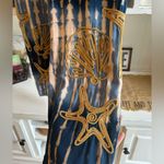 Chasing unicorns under the sea appliqué embroidered pants Blue Size XS Photo 7