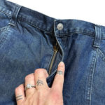 Levi's  Vintage 90s Denim Shorts 9” Womens Seamed Size 12 Hi-Rise Bermuda EUC Photo 2