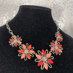 🆕 Color Brand Pink & Red Flower Fashion Necklace Photo 5