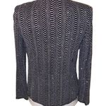 Vintage Y2k 90s Glitter Patterned 2 Piece Tank & Cardigan Set, Black/Silver, S Photo 2