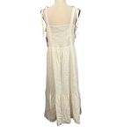 52seven NEW Women's Cream Linen Blend Smock Lined Tiered Summer Maxi Dress Sz M Size M Photo 2