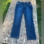 Cato  premium‎ Contemporary pants Jeans size 12 rhinestones embroidered Photo 1