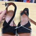 Franco Sarto Pellia Black Suede Espadrille Open Toe Womens Sandal Sz 11… Photo 5