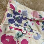 Laura Ashley 80s vintage floral pleated shorts high rise pastel 80s print Photo 3