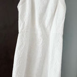 Walter Baker  White Textured Midi Dress Photo 0