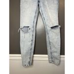 Wild Fable Jeans Womens 8 Light Wash Highest Rise Skinny Distressed Ripped Blue Photo 2