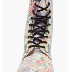 Dr. Martens  1460 Floral Lace Up Boots, Floral Beige, Size 5 New w/o Box Photo 3