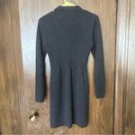 J. Crew Merino Wool Knit Long Sleeve Dress Black Photo 2