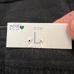 Wallflower Women Juniors Romper Black Denim Stretch Jean Overalls Bibs NWT Large Size undefined Photo 6