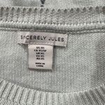 Sincerely Jules Moon and Stars Pullover Cropped Long Sleeve Sweatshirt Womens XS Photo 1
